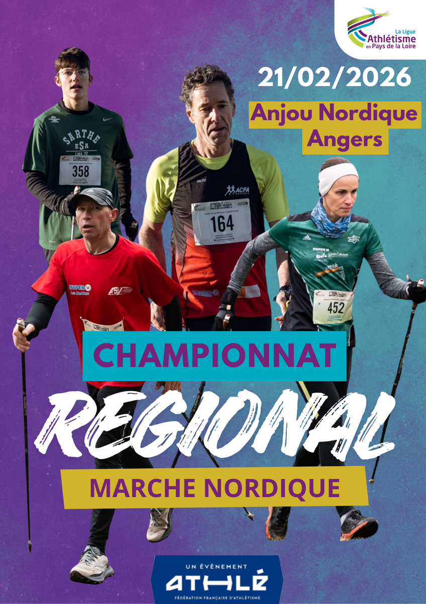 Championnat Régional de Marche Nordique - Le 21 février 2026