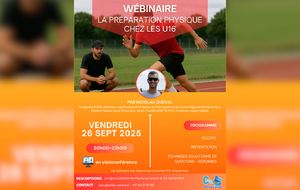 Colloque : La préparation physique chez les U16