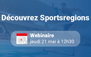 Webinaire SportRegions : Découvrez SportRegions