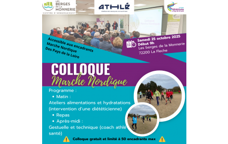 Ouverture des inscriptions – Colloque de Marche Nordique 2025